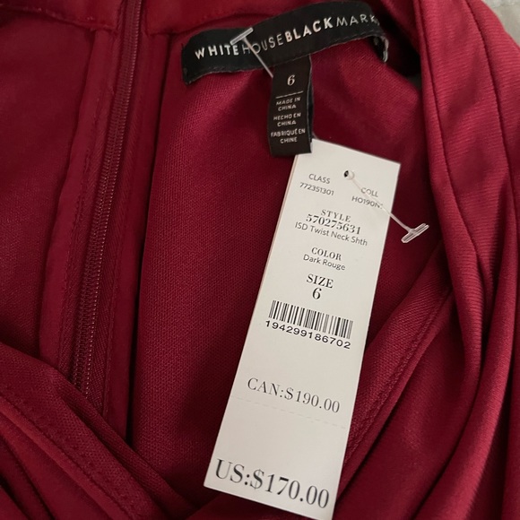 Cute Criss Cross Red Dress - Picture 3 of 6